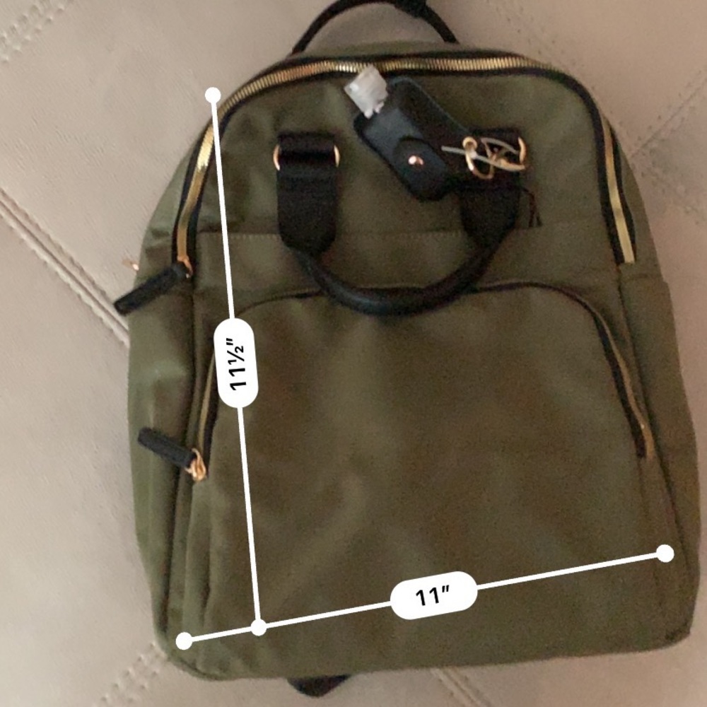 Olive backpack - Picture 5 of 5